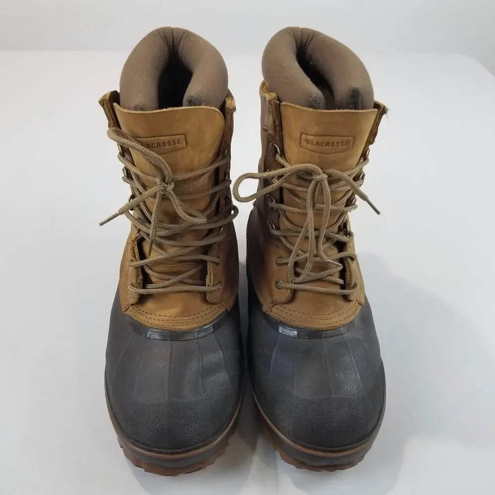 LaCrosse Ice King Boots Mens Size 9 Brown 10